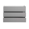 thumbnail image 3 of Fresca Lazzaro 48" Gray Free Standing Modern Bathroom Cabinet, 3 of 4