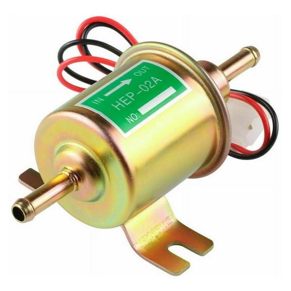 Universal Inline Fuel Transfer Pump For Lawn Mower Carburetor, Electric Fuel Pump With Check Valve For Light-Weight Small Size Applications