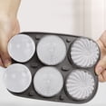 thumbnail image 4 of Large Sphere Round Silicone Ice Mold, Fun Big Ice Ball Tray for Whiskey, Brandy & Drinks, 4 of 9