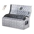 thumbnail image 1 of VEVOR 30"x13"x13" Heavy Duty Aluminum Truck Bed Tool Box for Pickup RV Silver, 1 of 9