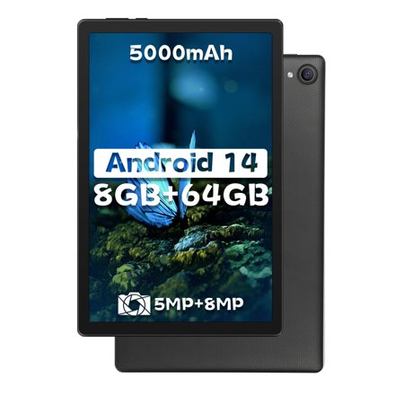 64GB ROM Kids Tablet: 8GB RAM & Android 13 for Compact Storage Needs