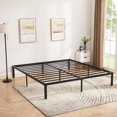 thumbnail image 2 of VECELO Metal Platform Bed Frame with Noise Reduction, King, 2 of 7