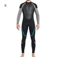 thumbnail image 3 of Eigraketly Traje de buceo de manga larga impermeable a prueba de sol traje de buceo para nadar Deportes acuáticos hombre negro S Eigraketly OD020697-01, 3 of 6