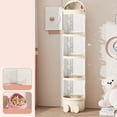 thumbnail image 6 of Steadline Tall Transparent Toy Organizer - Vertical Plush Storage Bin With Secure Closure For Stuffed Animals And Teen Room Decor With Clear Design And Space Efficient Shape For Easy Access, 6 of 6