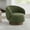 Green, variant on CHITA Modern Swivel Accent Chair, Round Upholstered Barrel Arm Chair for Living Bedroom, Fabric in Cream