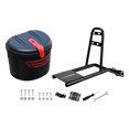 thumbnail image 2 of Miulika Electric Scooters Rack Accessories Stable Direct Replaces Heavy Duty Lightweight Steel Sturdy Organizer Cargo Expansion Shelf Black w Basket, 2 of 9