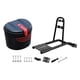 thumbnail image 2 of Organizador de portaequipajes para patinetes eléctricos, fácil de instalar, ligero, portátil, práctico, de repuesto, con estante de expansión de Cesta negra, 2 of 8