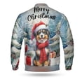 thumbnail image 2 of Merry Christmas Miniature American Shepherd Enjoys Woofmas Winter Xmas Holiday All Over Print 3D Baseball Jacket MAS Dog Lover Gifts Bomber Jacket Softball - 02022, 2 of 6