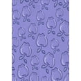 thumbnail image 1 of Ahgly Company Indoor Rectangle Patterned Purple Mimosa Purple Area Rugs, 8' x 10', 1 of 6