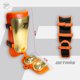 thumbnail image 4 of Espinillera broche PROTECTOR DE BATEO beisbol ADULTO dorado/naranja Felter Sports, 4 of 8