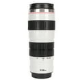 thumbnail image 4 of Tasse à Café Pour Objectif D'appareil Photo, Tasse à Café En Acier Inoxydable, Couvercles Scellés, Tasse D'appareil Photo De Photographe, Tasse à Café De Voyage Pour Femmes Et Hommes(Blanc), 4 of 14