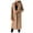 Khaki, variant on Ozmmyan Womens Cardigan Sweater Long Sleeve Cable Knit Long Cardigan Open Front Button Hooded Sweater Outerwear