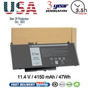 4-Cell G5M10 Battery for Dell Latitude E5250 E5450 E5550 0WYJC2 8V5GX 451-BBLK