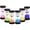 Medium, variant on NCQ Sand Timers Set, 6PCS Colorful Hourglass Sandglass Timer 1/3/5/10/15/30 Minutes Sand Clock Timer for Games Classroom Kitchen Cooking Office