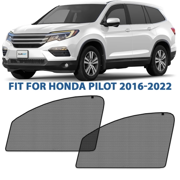 CLIM ART Magnetic Car Window Sunshade For Honda Pilot 2016-2022, 2 Pc.Set, Side Glass Covers Screen, Block Sun Rays Curtains, Window Shield Sun Shade in Cars, Camping accessories - MS0170