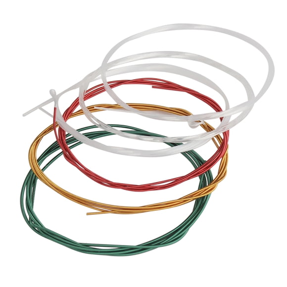 Cadenas de instrumentos IRIN C105 Colorful Rainbow Acoustic Classical Guitar Strings Nylon Core Recubierto de aleación de cobre recubierto, 6pcs / set (.028-.043) IRIN Cadenas de instrumentos