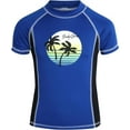 thumbnail image 6 of Body Glove Boys’ Rash Guard Set – UPF 50+ Short Sleeve Swim Shirt and Bathing Suit Trunks – Swimwear Set for Boys (4-12), 6 of 7