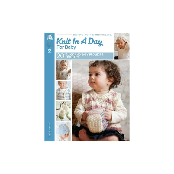 Leisure Arts Knit In A Day For Baby Knitting Book