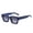Blue#615-55, variant on Thick Rectangle Square Sunglasses Designer Style Shades UV Protection Fashion Eyewear for Driving Travel Outdoor Activities