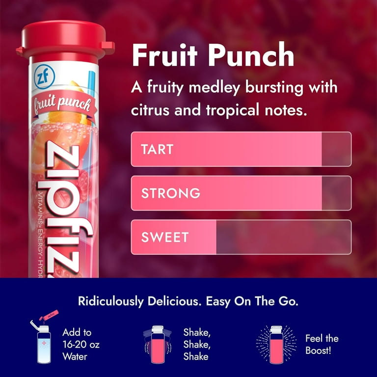 Zipfizz Healthy Energy Drink Mix Hydration with B12 and Multi