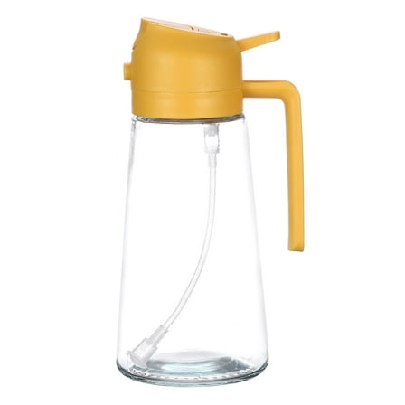 Oil Sprayer for Cooking, 2 in 1 Olive Oil Sprayer Bottle, 20oz/600ml Glass Oil Sprayer & Dispenser for Cooking
