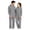 Light Gray1, variant on Unisex Adult Hooded One Piece Jumpsuit,Full Zip Long Sleeve Casual Onesie Halloween Pajamas for Loungewear Home Sleepwear for Men Women