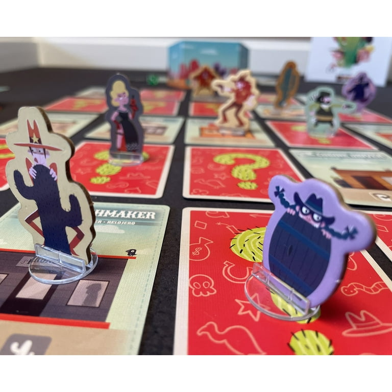 Cactus Town - Wild West Family Board Game, Ages 7+, 2-5 Players, 20-60 Min