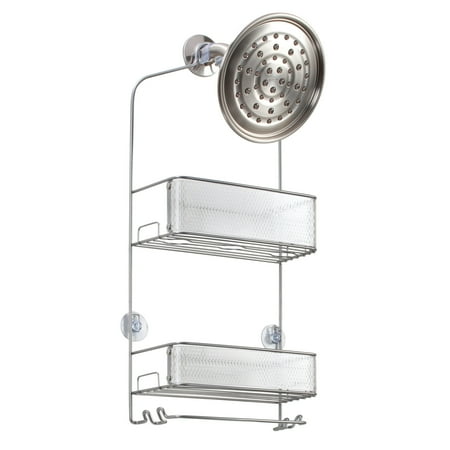 iDesign Chapter Dash Shower Caddy, Silver