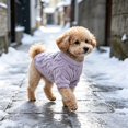 thumbnail image 6 of Dog Sweater Pajamas for Small Medium Dogs, Cute Turtleneck Winter Clothes for Girl or Boy, Warm Puppy Onesie Outfit for Chihuahua, Yorkie, and Christmas, 6 of 6