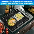 thumbnail image 6 of Stove Top Cover for Electric Stove (28.5”x 20.5”), Heat Resistant Glass Cooktop Cover, Multipurpose Stove/Counter/Washer Top Protector, Dishwasher Safe Natural Rubber (Thankul), 6 of 8