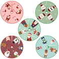 thumbnail image 3 of Splihome 90Cm Christmas Tree Skirt Base Floor Mat Cover Xmas Tree Ornament Decor A, 3 of 5