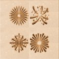 thumbnail image 1 of Ahgly Company Machine Washable Indoor Square Transitional Bronze Brown Area Rugs, 5' Square, 1 of 7