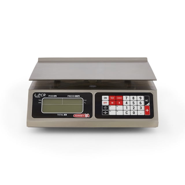 Bascula Comercial Torrey Acero Inoxidable Capacidad Hasta 40 kg Torrey Comercial