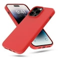 thumbnail image 4 of Elegant Choise Phone Case Liquid Silicone Cover for iPhone 14 Pro Max/14 Plus/14 Pro/14, Red, 4 of 16