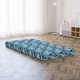 thumbnail image 5 of Nautical Foldable Mattress, Cartoon Whale and Dolphins, 74.8" x 39.4", Sea Blue Multicolor, by Ambesonne, 5 of 6