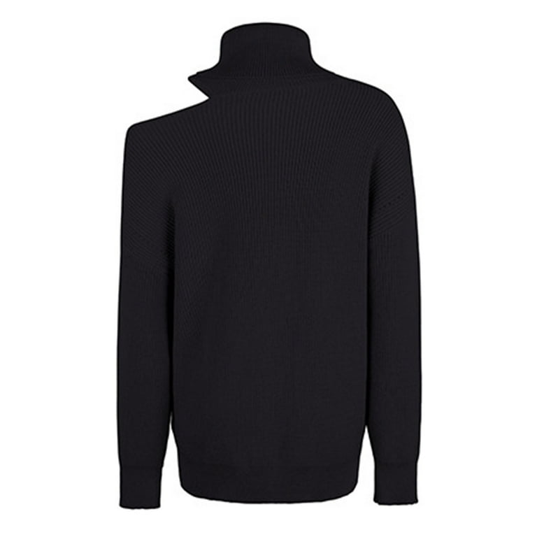 Walmart black turtleneck hot sale sweater