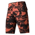 thumbnail image 5 of Nestiefly Camo Mens Cargo Shorts Casual Lightweight Waterproof Outdoor Hiking Fishing Camouflage Shorts with Multi Pockets 2026 Red XL, 5 of 5