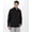Black, variant on BM5206 Men'S Stretch Woven Quarter-Zip-Mystic-L