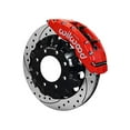 thumbnail image 3 of WILWOOD SUBURBAN & YUKON XL FRONT & REAR BIG BRAKE KIT WITH FREE BRAKE LINES & FLUID - WILWOOD TC6R 16 FRONT & REAR, RED CALIPERS, DRILLED ROTORS, 2000-2006 SUBURBAN & YUKON XL 2500 W/4.63 Rear CR, 3 of 8
