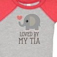 thumbnail image 4 of Inktastic Tia Loves Me Baby Elephant Boys or Girls Baby Bodysuit, 4 of 5
