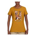 thumbnail image 2 of If It's Not a Pitbull It's Just a Dog Gift | Womens Dog Lover Graphic T-Shirt, Gold, Large, 2 of 3