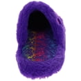 thumbnail image 4 of Rainbow High Girls Slippers, Scuff Two-Tone House Shoe, Purple, Little Kid Size 10/11, 4 of 5