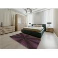 thumbnail image 5 of Ahgly Company Machine Washable Indoor Rectangle Transitional Purple Lily Purple Area Rugs, 8' x 12', 5 of 7