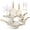 19pcs White, variant on SENSARTE Ceramic Pots and Pans Set 19-Piece, Nonstick Cookware Set with Stay-Cool Handles, Induction Compatible, Stackable, White