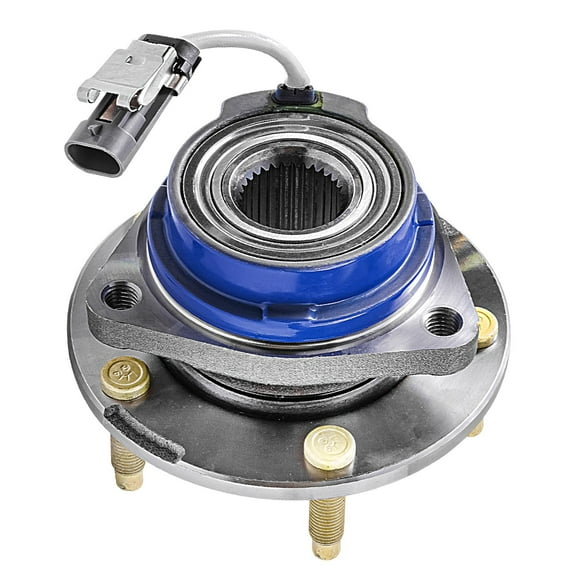 Detroit Axle - Rear Wheel hub Bearing Assembly Replacement for Cadillac XLR Chevrolet Corvette 5 Lugs w/ABS Fits select: 2002 CHEVROLET CORVETTE Z06, 2007 CADILLAC XLR-V