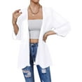 thumbnail image 3 of One opening Women's Sheer Chiffon Jacket Casual Cover Up Tops Lightweight Beach Cardigans Blouse Shawl, 3 of 6