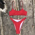 thumbnail image 4 of PENGXIANG Maillots de Bain Deux Pièces pour Femmes Ensemble Bikini String Bretelles Spaghetti, 4 of 8