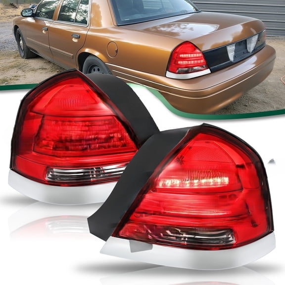 For 1998-2011 Ford Crown Victoria LED Rear Outer Tail Lights Lamps Left Right