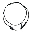 thumbnail image 3 of Cable de prueba de 100 cm con conector banana y pinza de cocodrilo para fuente de alimentación, versátil, Negro, 3 of 9