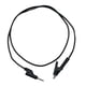 thumbnail image 3 of Cable de prueba de conector banana a pinza de cocodrilo de 100 cm para ensamblaje de circuitos. Negro, 3 of 9